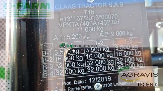 Tractor agrícola - Claas - arion 550 cebis CEBIS