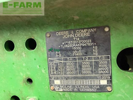 Tractor agrícola - John Deere - 6250r