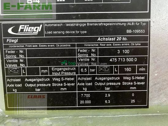 Cinta transportadora de forraje - Fliegl - gigant asw 281 fox