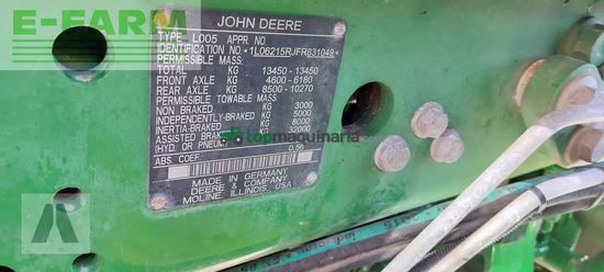 Tractor agrícola - John Deere - 6215r