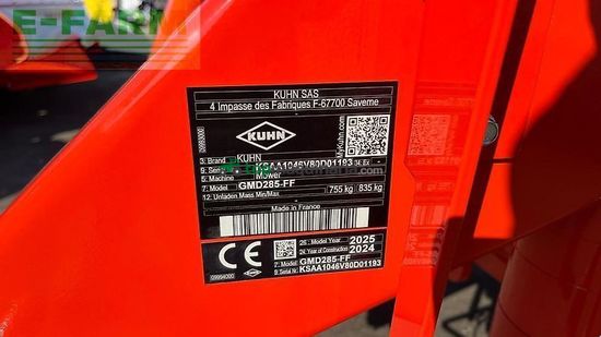 Cortacésped manual - Kuhn - gmd 285 280 ff