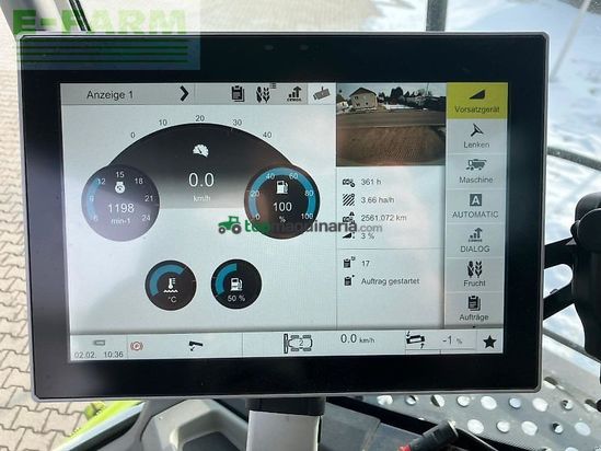 Cosechadora de Cereal - Claas - trion 740 tt mit v 770