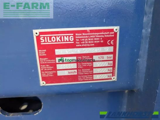 Remolqu esparcidor - Siloking - strohgebläse 12 qbm