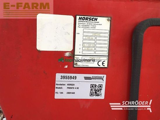 Sembradora - Horsch - pronto 4 dc