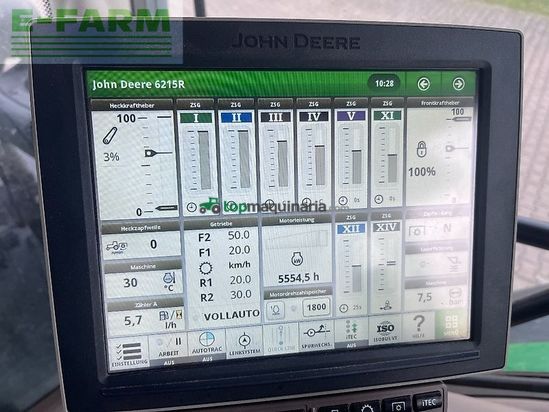 Tractor agrícola - John Deere - 6215r