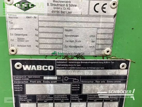 Remolqu agrícola - Strautmann - giga vitesse 4 do duo