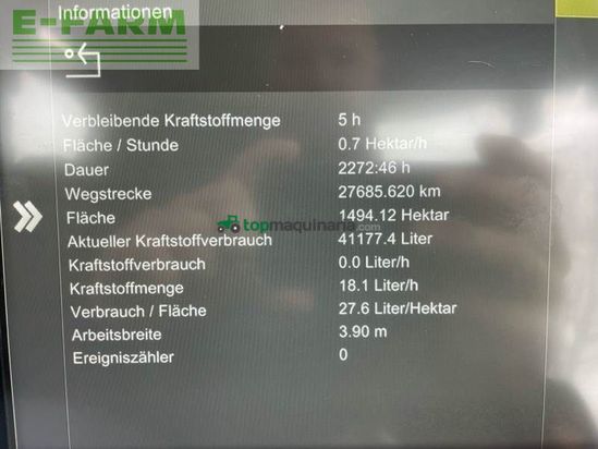 Tractor agrícola - Claas - axion 870