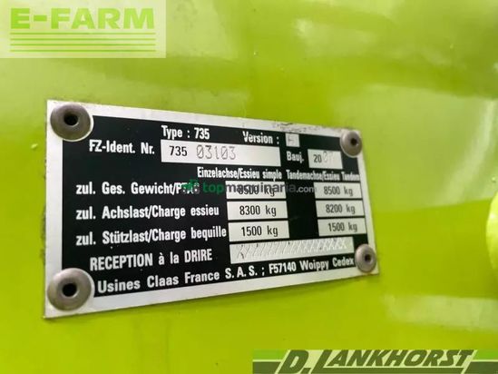 Empacadora gigant - Claas - quadrant 2200 fc