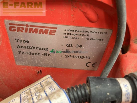 Cosechadora - arrancadora de patata - Grimme - gl 34k