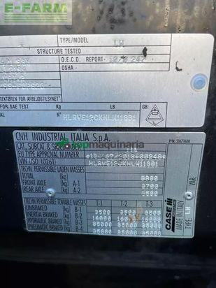 Tractor agrícola - Case IH - vestrum 120 cvx