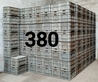 380 cajas de plastico (3,50 €/unidad)