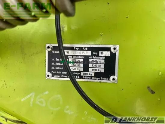 Empacadora gigant - Claas - quadrant 2200 rc