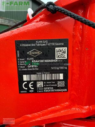 Henificador - Kuhn - gf8703