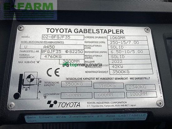 Elevadora - Toyota - 02-8fgjf35