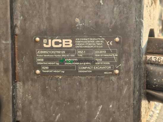 Miniexcavadora JCB 85Z