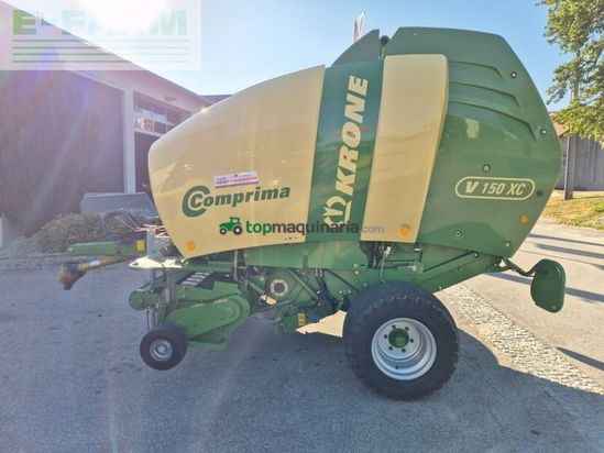 Empacadora gigant - Krone - comprima v150 rundballenpresse