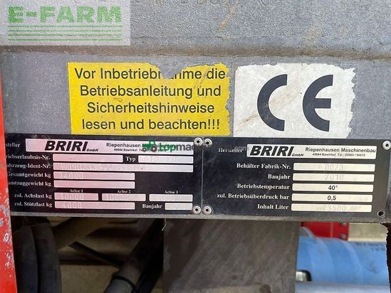 Cuba de purin - Briri - dtrw 230