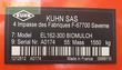 Grada rotativa - Kuhn - el 162 biomulch