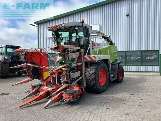 Cosechadora de Cereal - Claas - jaguar 870 mit kemper 360 und pu