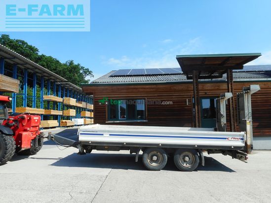 Remolqu agrícola - Fliegl - tps100 mit wände u. geteilten rampen