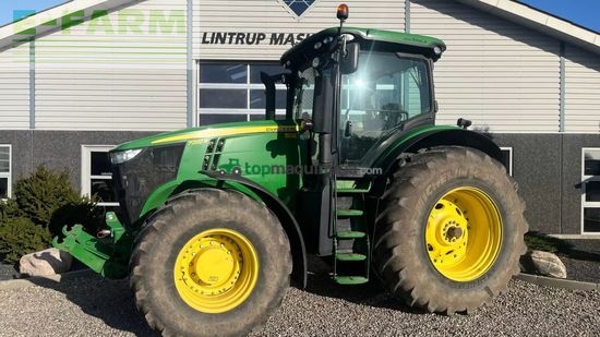 Tractor agrícola - John Deere - 7260r ap med frontlift og front pto