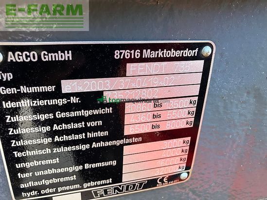 Tractor agrícola - Fendt - 720 scr profi plus