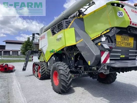 Cosechadora de Cereal - Claas - trion 660 terra trac