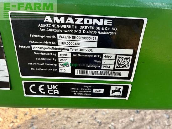 Arado - Amazone - tyrok 400 ol v