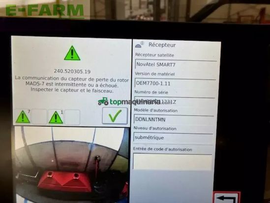 Cosechadora de Cereal - Massey Ferguson - ideal 7 pl