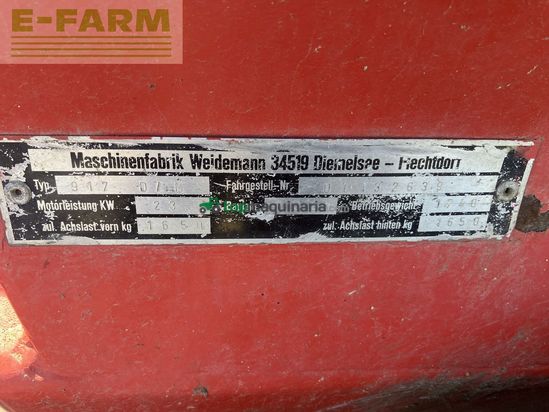 Minicargadora - Weidemann - hoflader weidemann 917