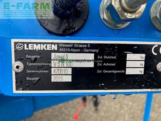 Arado - Lemken - juwel 8 v 5n 100