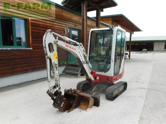 Excavadora - Takeuchi - tb 216 ( 1.865kg ) 3 löffel + verstellfahrwerk