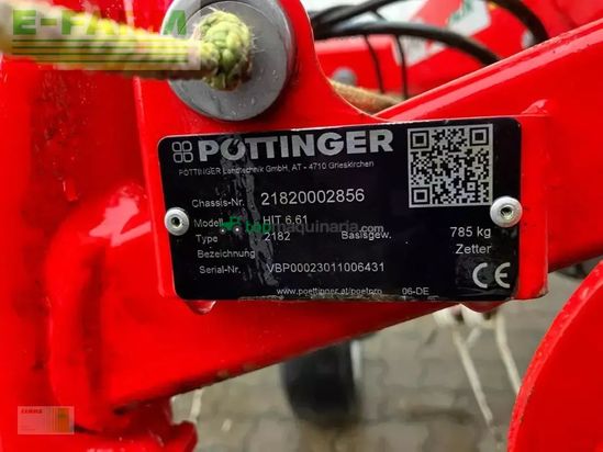 Henificador - Pöttinger - hit 6.61