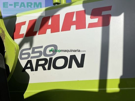 Tractor agrícola - Claas - arion 650 cmatic cebis+fl150 CMATIC CEBIS