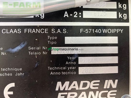 Empacadora gigant - Claas - quadrant 5300 evolution fc tandem
