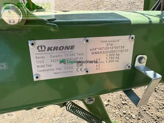Rastrillo - Krone - swadro ts 680 twin