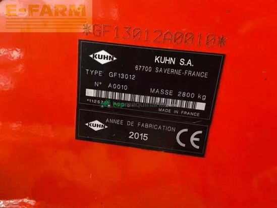 Henificador - Kuhn - faneuse kuhn gf 13012