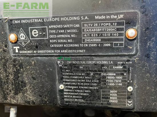 Tractor agrícola - New Holland - t 7.290 ac hd