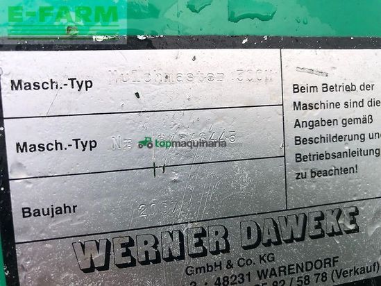 Cultivador -  - daweke mulchmaster 300h