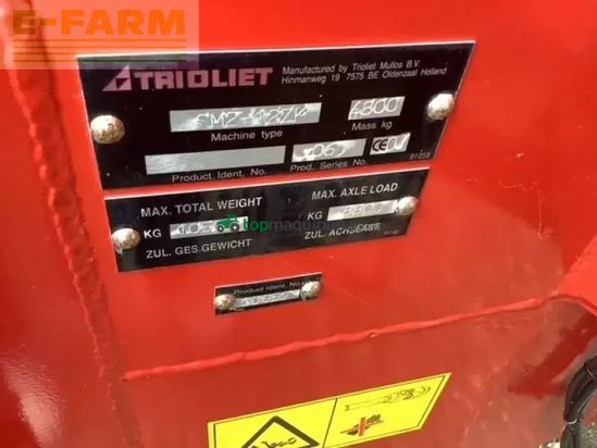 Remolqu esparcidor - Trioliet - 1200zk