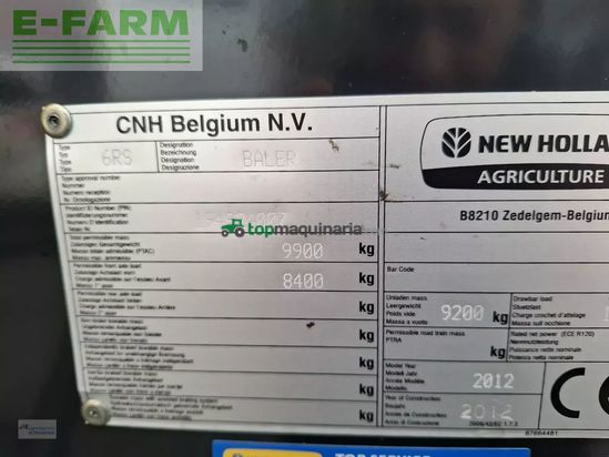 Empacadora gigant - New Holland - bb 9070