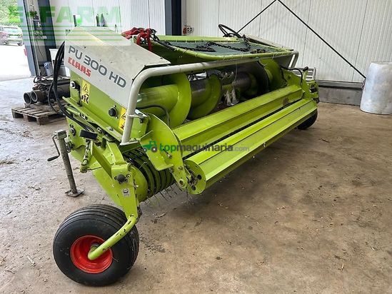 Cosechadora de Cereal - Claas - jaguar 890 mit kemper 360 und pu