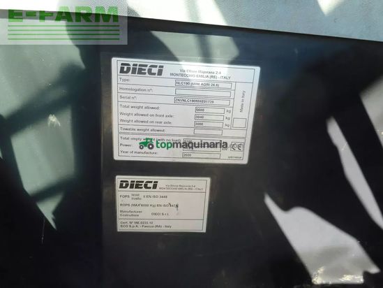 Telescopica - Dieci - 26.6 mini agri ( 2,6t + 5,7m )