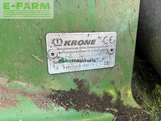 Cortacésped manual - Krone - easy cut b 1000 cv collect
