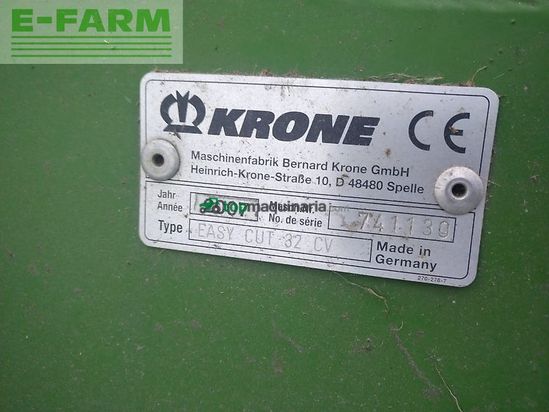 Cortacésped manual - Krone - easycut f320 cv