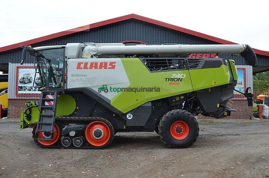 Cosechadora de Cereal - Claas - trion 740 terra trac