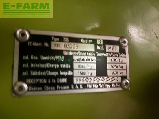 Empacadora gigant - Claas - quadrant 2200