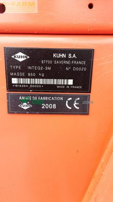 Sembradora - Kuhn - combiliner integra gii + hrb 3
