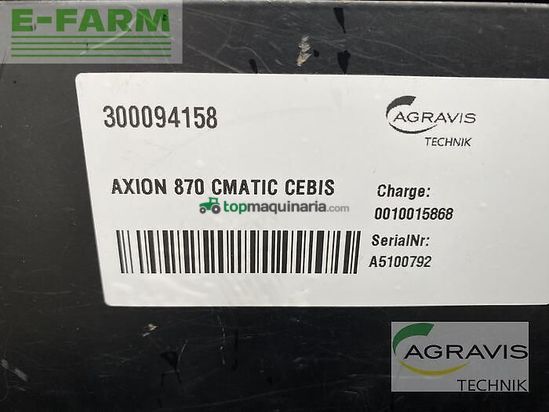 Tractor agrícola - Claas - axion 870 cmatic cebis CMATIC CEBIS