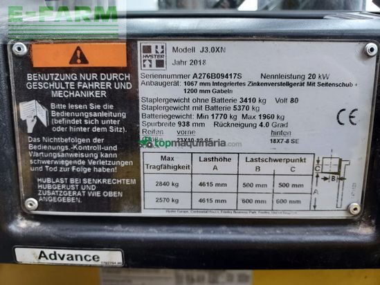 Elevadora - Hyster - j 3.0xn